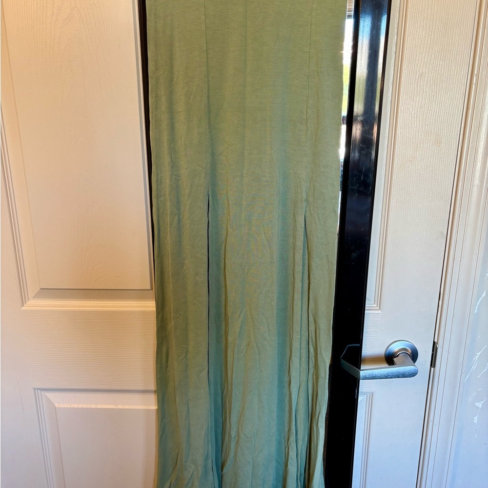 Forever 21 Olive Green Maxi Skirt